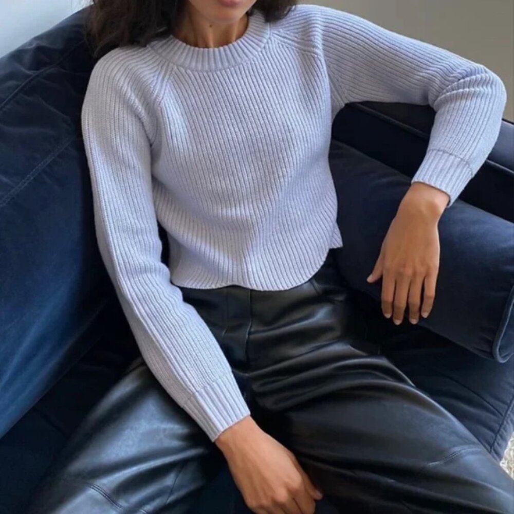 Wilfred Sardou Sweater 100% Merino wool (green)